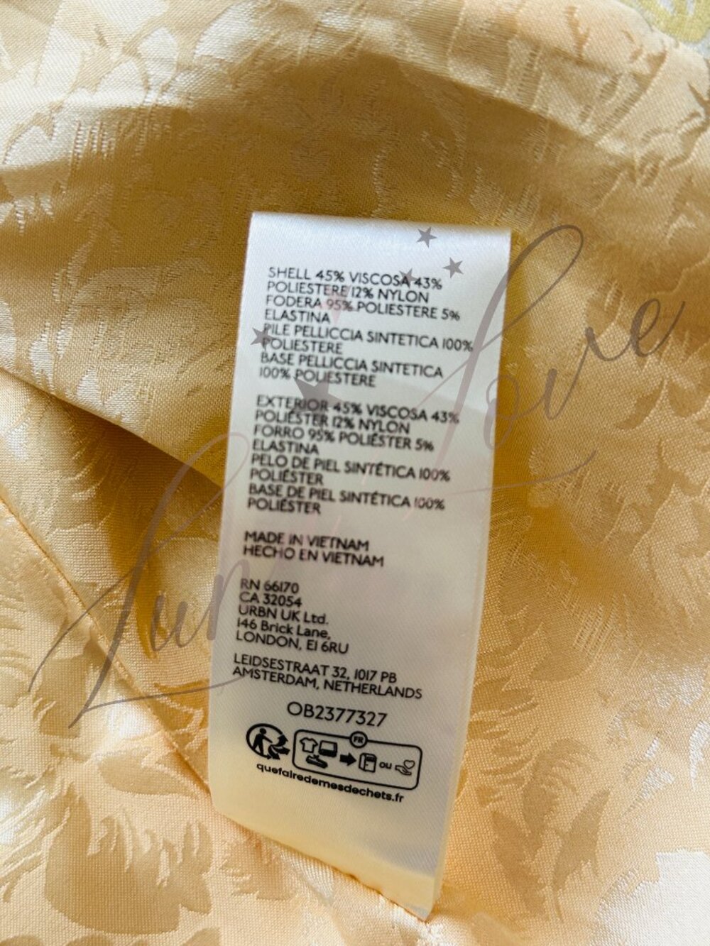 FREE PEOPLE French Exit Jacket In Straw NWT - Picture 5 of 8